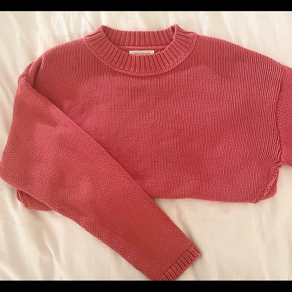 Coral sweater